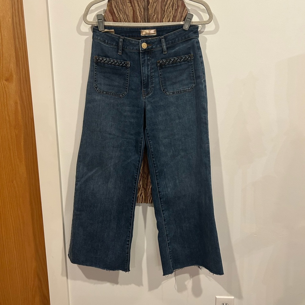 Kut from the Kloth Dark Blue Wide Jeans